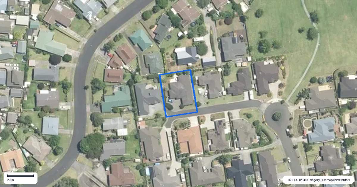 Property context map for 47 Thomas Moore Place, Pukekohe