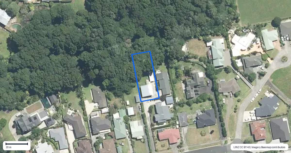 Property context map for 34A Carlton Road, Pukekohe