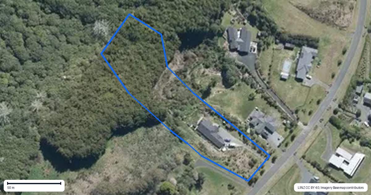 Property context map for 130 Highland Drive, Acacia Bay, Taupo