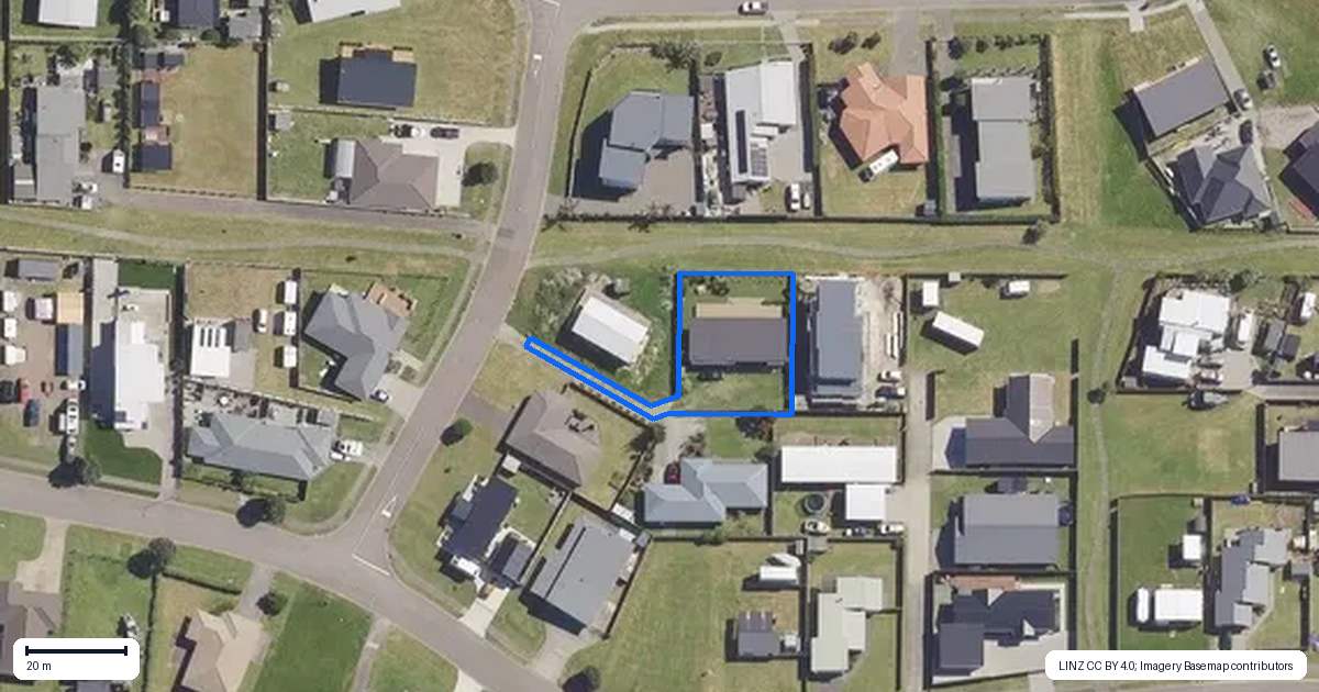Property context map for 4A Kukumoa Key, Waiotahe, Opotiki