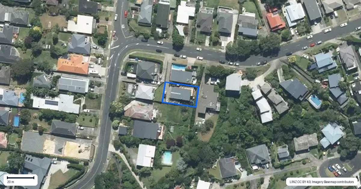 Property context map for 1A Monarch Avenue, Hillcrest, Auckland