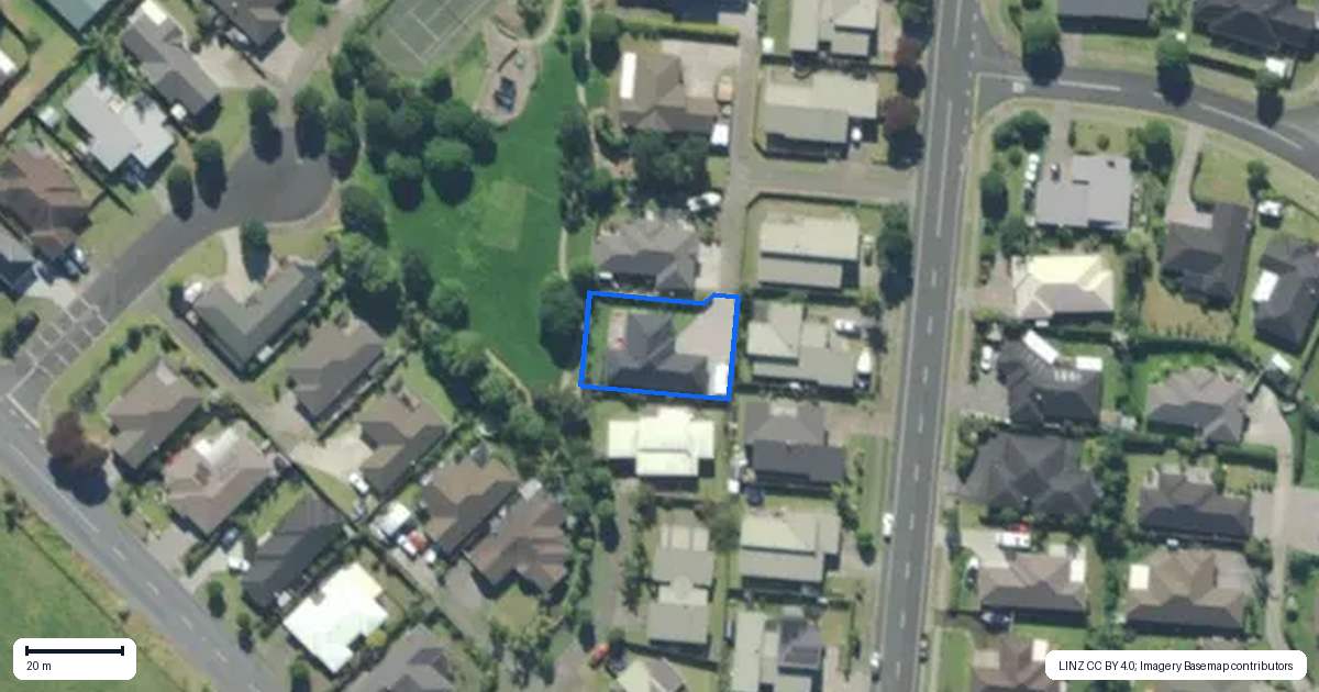 Property context map for 370 One Tree Point Road, One Tree Point, Whangarei