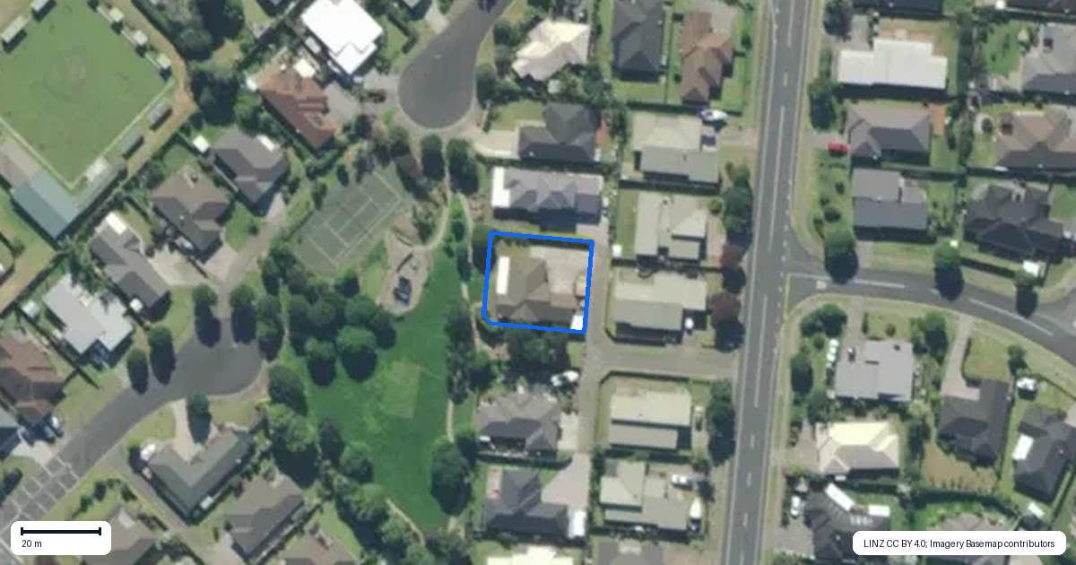 Property context map for 364 One Tree Point Road, One Tree Point, Whangarei