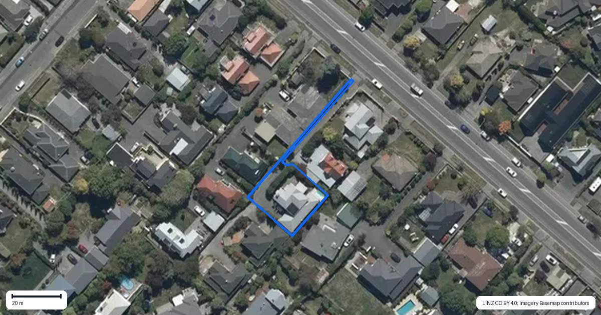 Property context map for 133B Memorial Avenue, Burnside, Christchurch