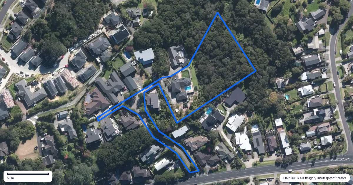 Property context map for 194 Greenhithe Road, Greenhithe, Auckland