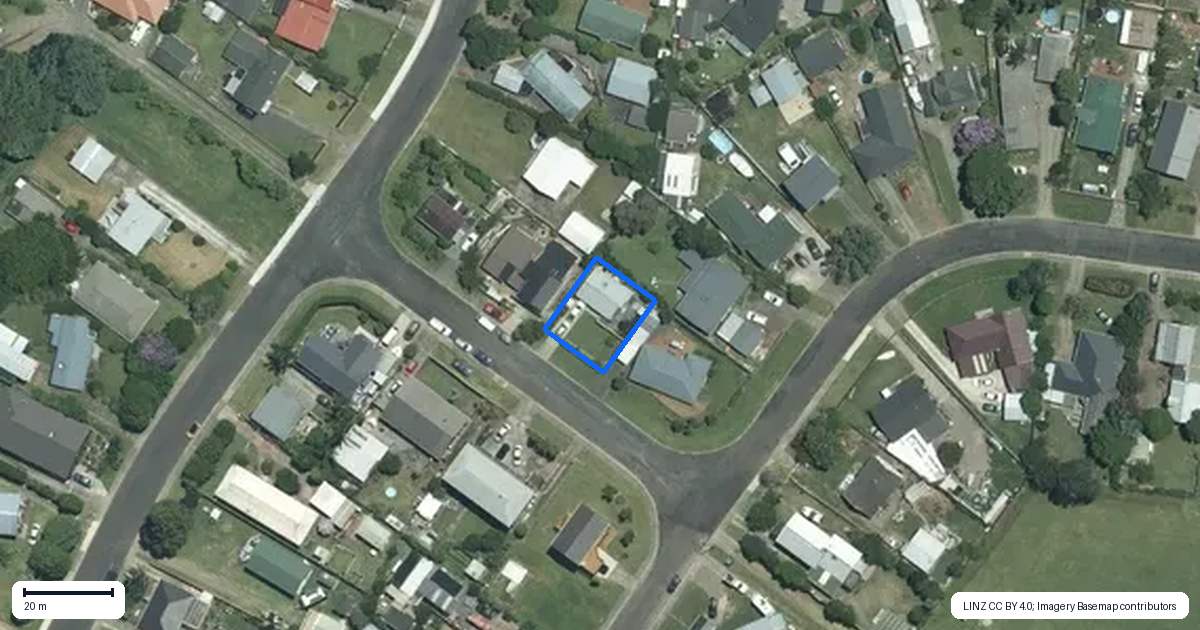 Property context map for 5 Hilton Avenue, Whitianga