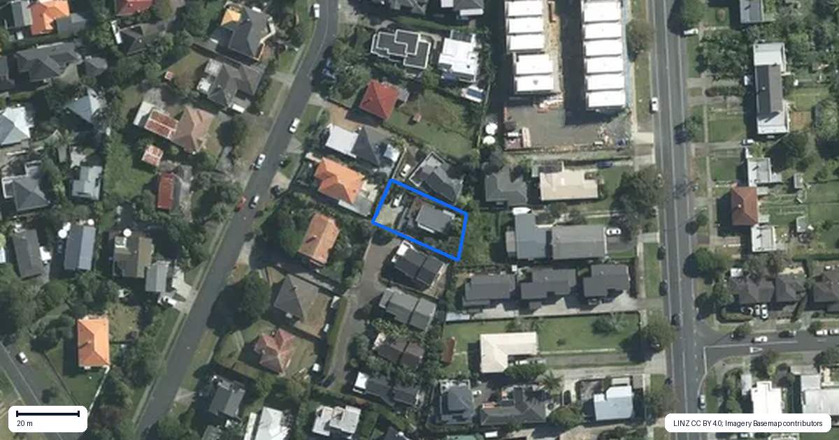 Property context map for 34A Ngake Street, Orakei, Auckland
