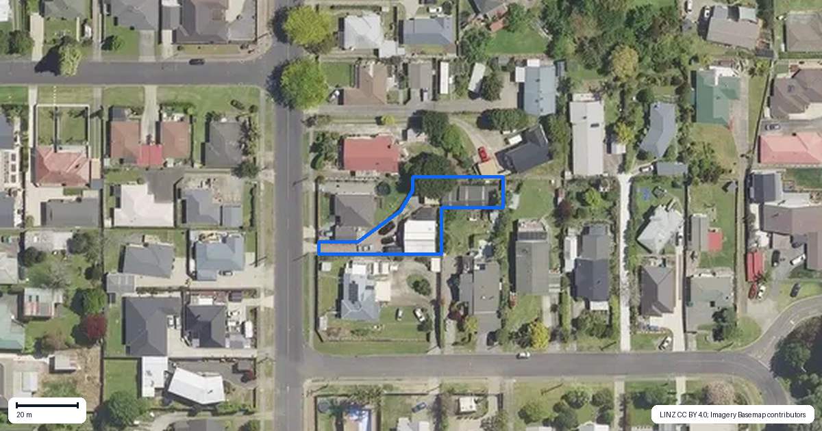 Property context map for 80A Cameron Road, Te Puke