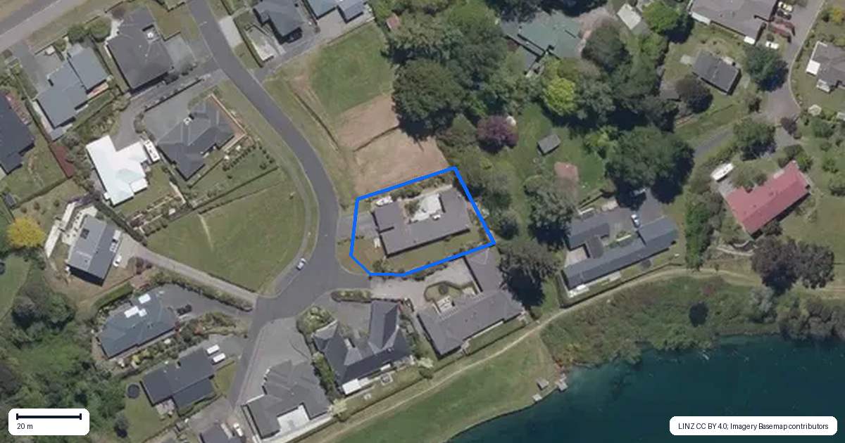 Property context map for 15 Stevenson Way, Rangatira Park, Taupo