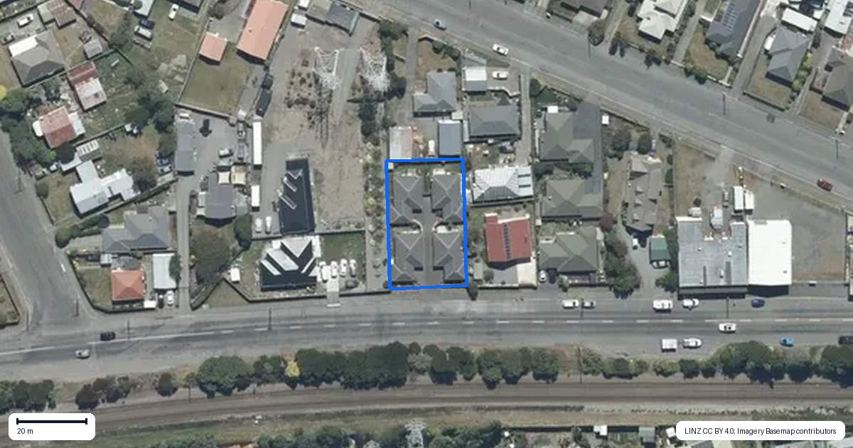 Property context map for 3/318 Waterloo Road, Islington, Christchurch