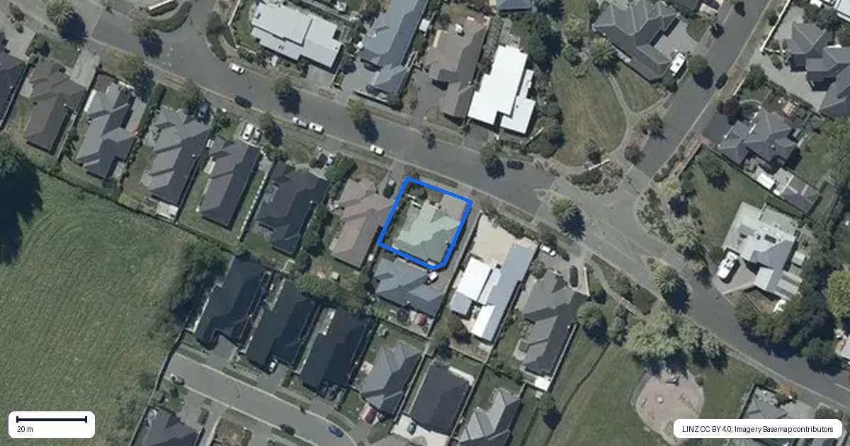 Property context map for 9 Country Palms Drive, Halswell, Christchurch