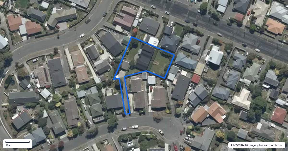 Property context map for 11A Woodstock Place, Russley, Christchurch