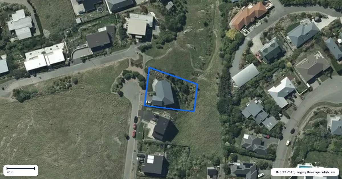 Property context map for 4 Ridgeview Lane, Mount Pleasant, Christchurch