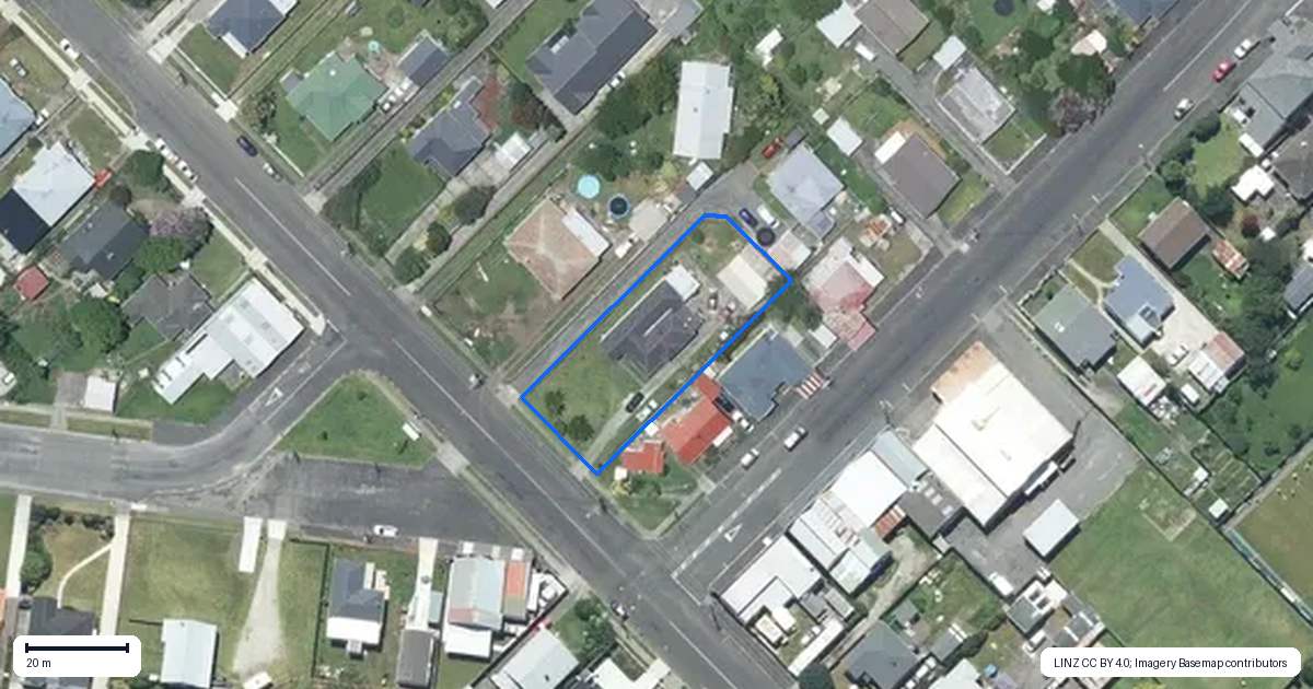 Property context map for 22 Kings Avenue, Gonville, Whanganui