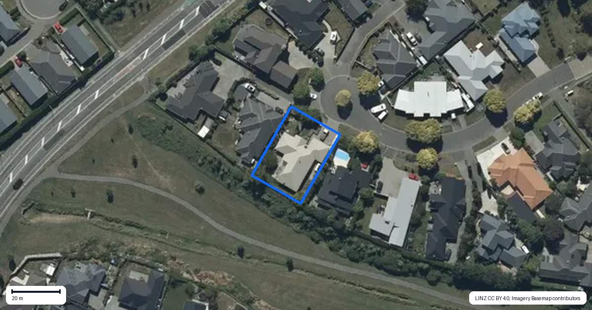 Property context map for 21 Highpeak Place, Wigram, Christchurch