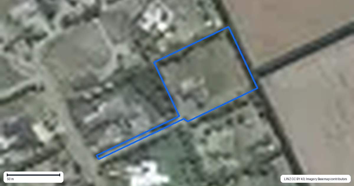 Property context map for 6B Avonie Place, Rolleston