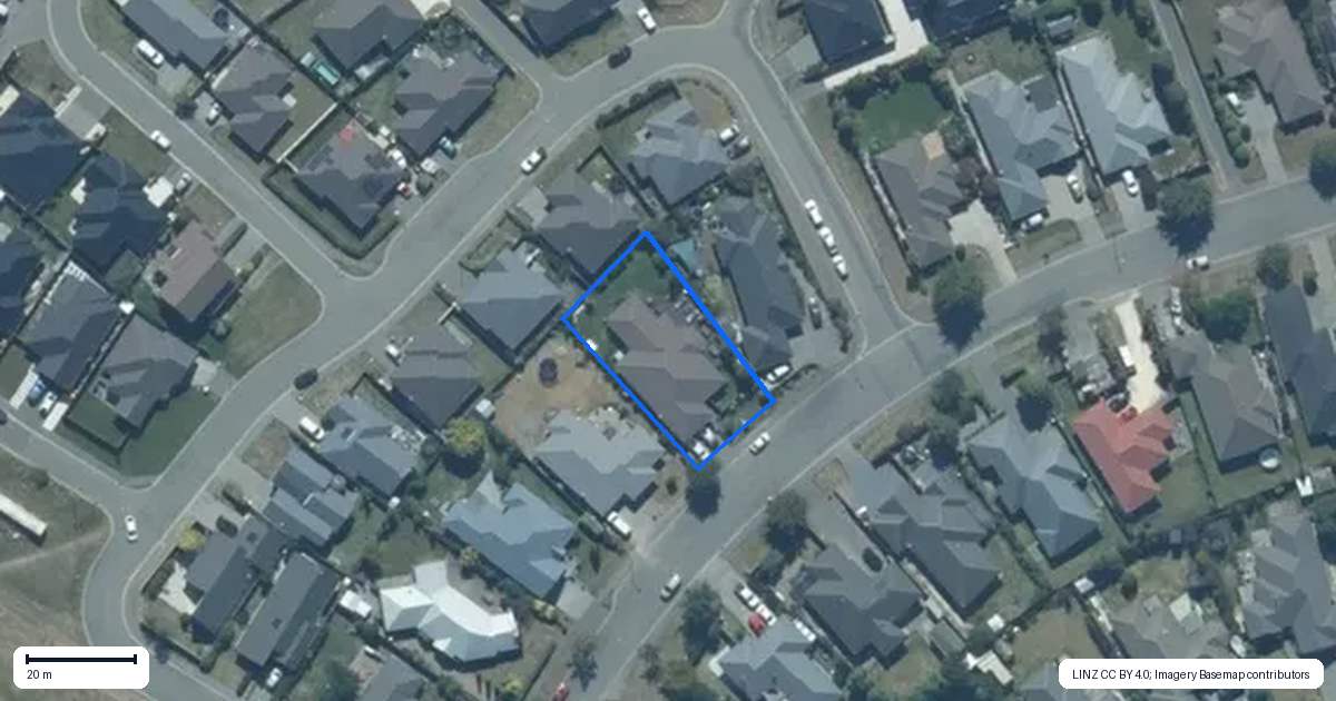 Property context map for 47 Overbury Crescent, Rolleston