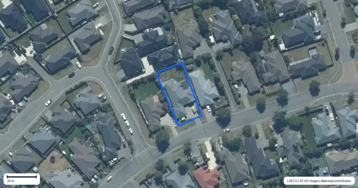 Property context map for 55 Overbury Crescent, Rolleston
