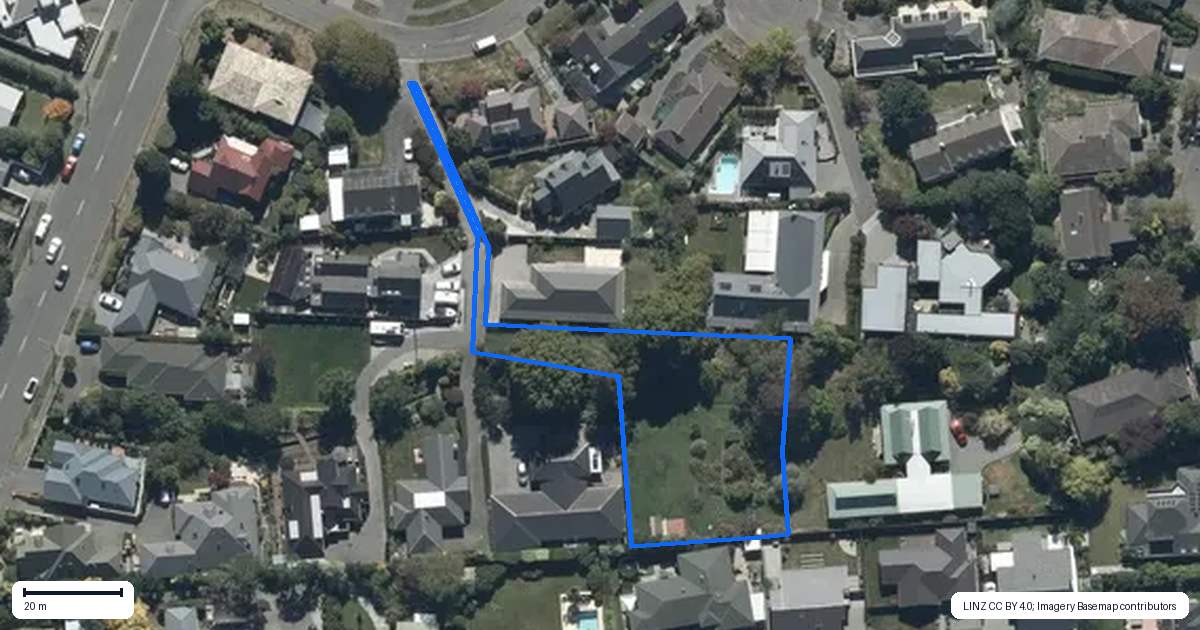 Property context map for 6G Swithland Place, Avonhead, Christchurch