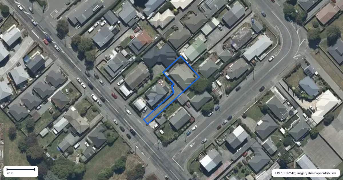 Property context map for 15A Amyes Road, Hornby, Christchurch