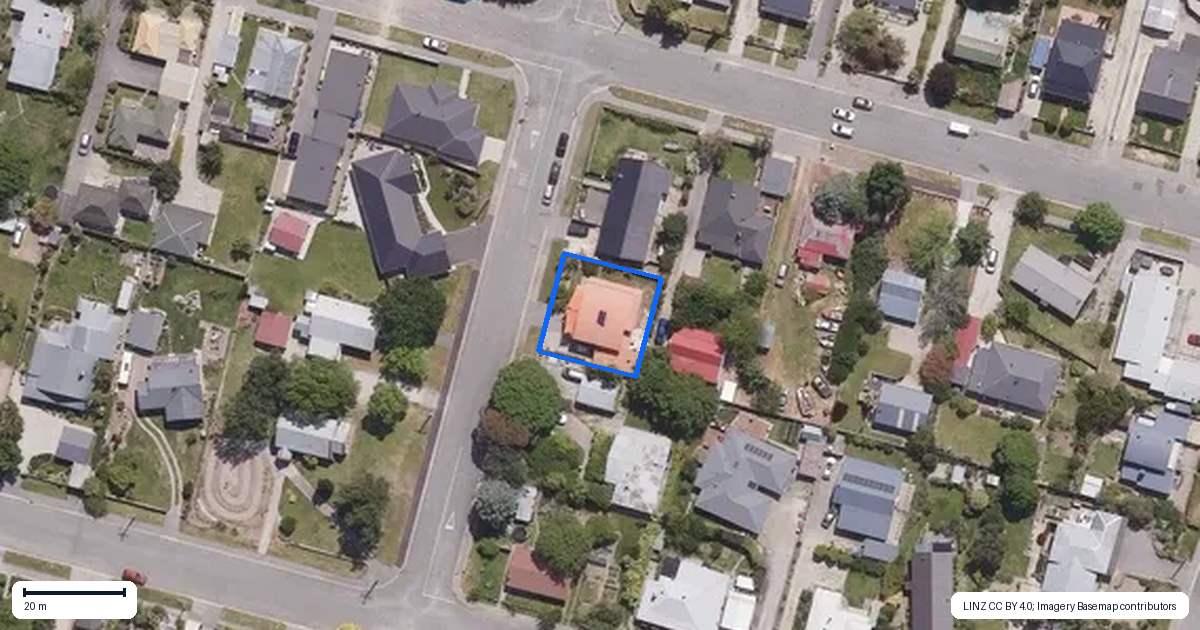 Property context map for 44 Blyth Street, Cromwell
