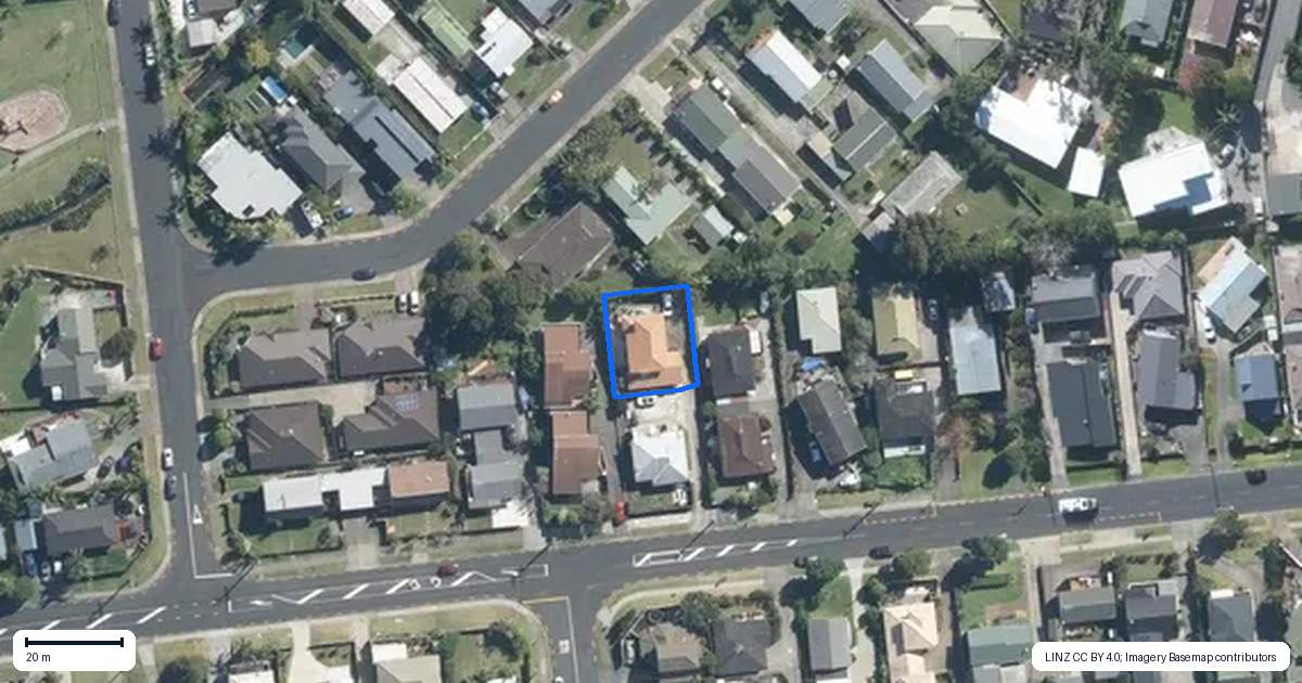 Property context map for 29A Bay Street, Red Beach, Whangaparaoa