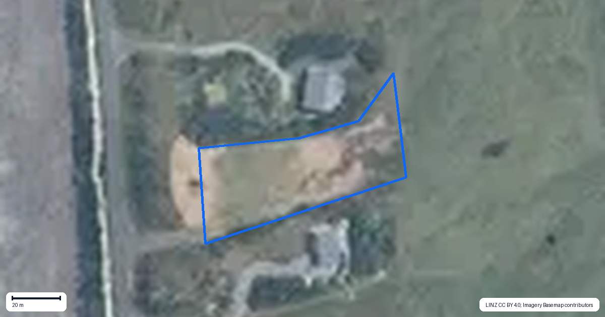 Property context map for 175 Okari Road, Cape Foulwind