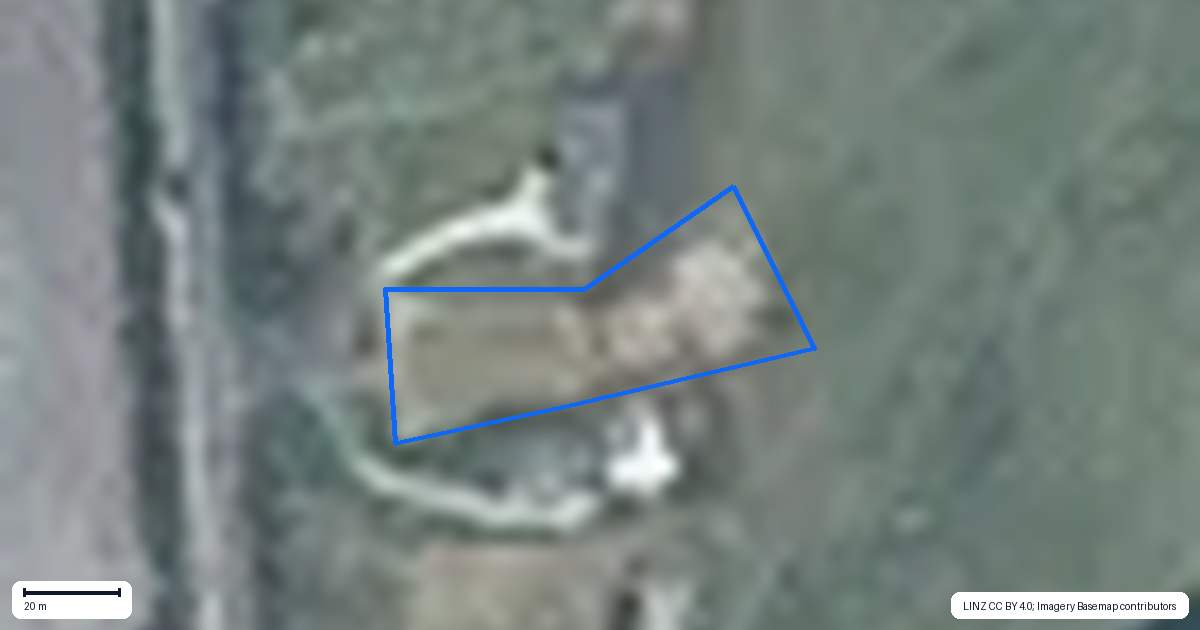 Property context map for 2/189 Okari Road, Cape Foulwind