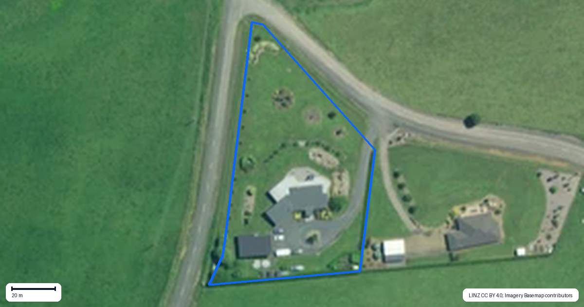 Property context map for 96 Mangapiko Valley Road, Waiterimu