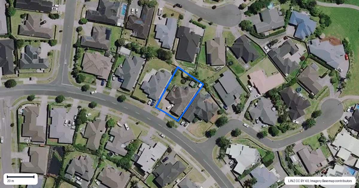 Property context map for 46 Magellan Rise, Flagstaff, Hamilton