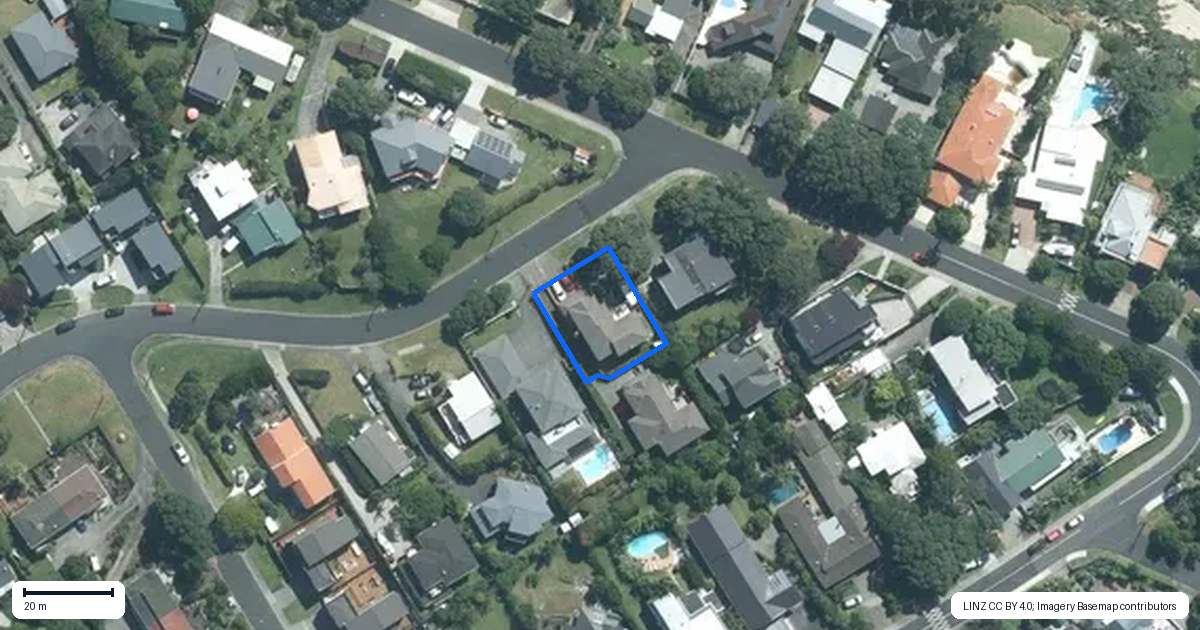 Property context map for 47 Auld Street, Torbay, Auckland