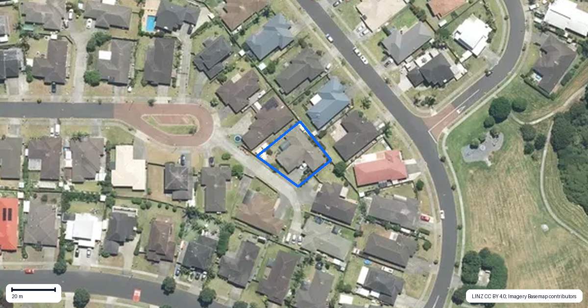 Property context map for 28 Bellshill Close, Wattle Downs, Auckland
