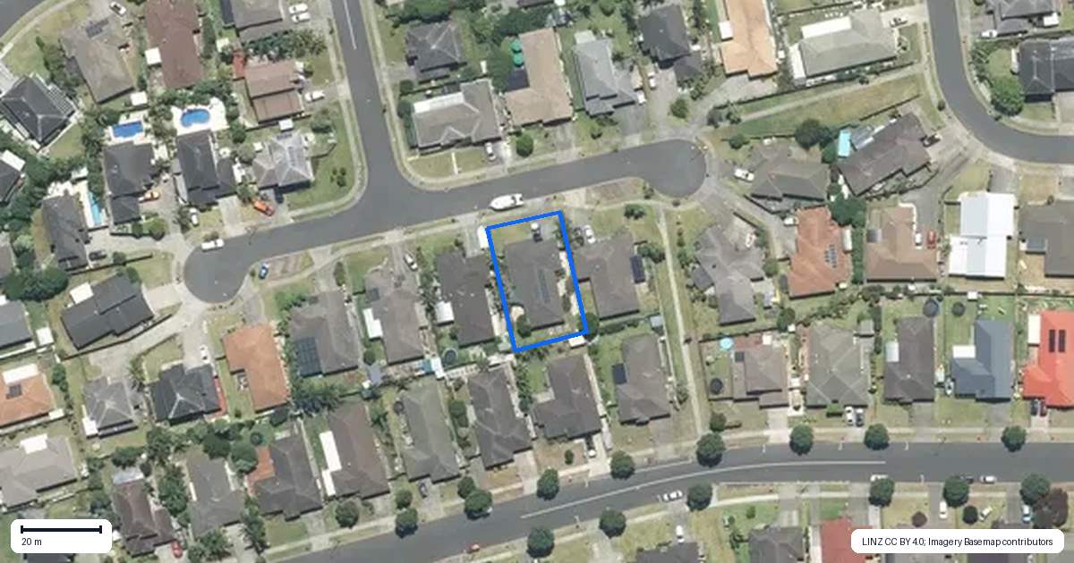 Property context map for 27 Girvan Terrace, Wattle Downs, Auckland