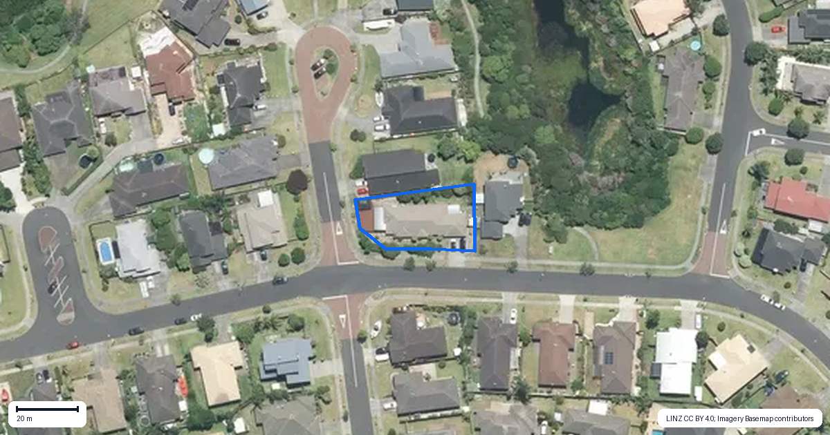 Property context map for 29 Aberdeen Crescent, Wattle Downs, Auckland