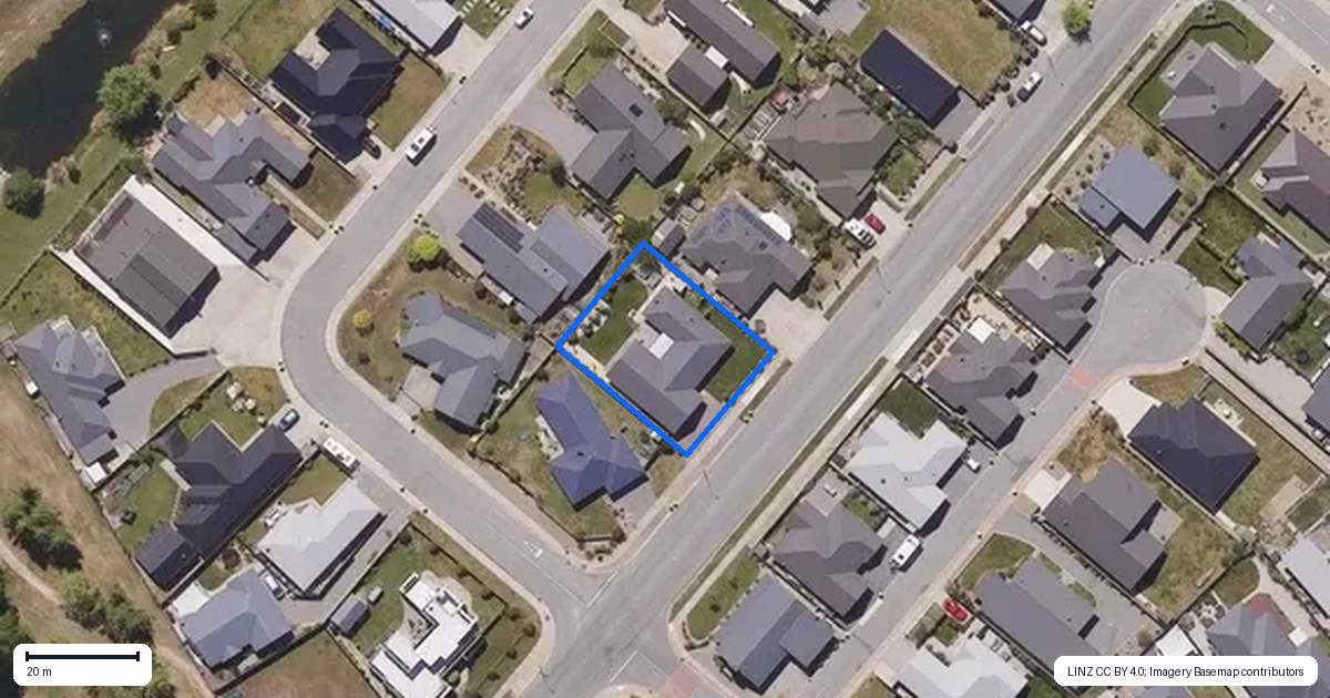 Property context map for 8 Henderson Drive, Alexandra