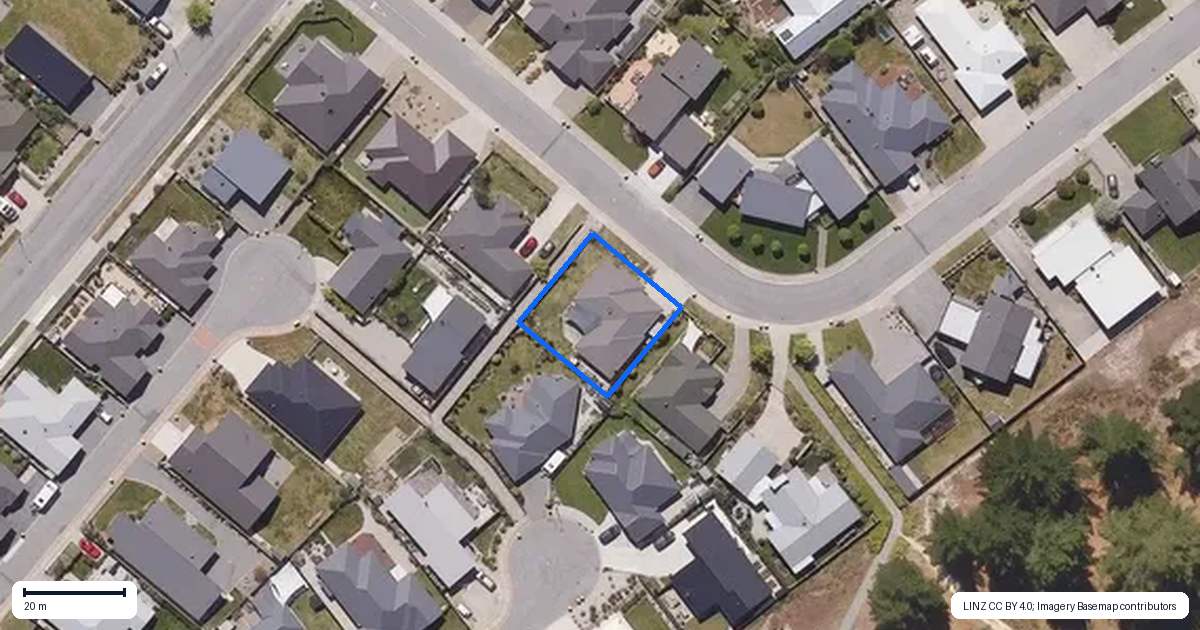 Property context map for 7 Thyme Crescent, Alexandra
