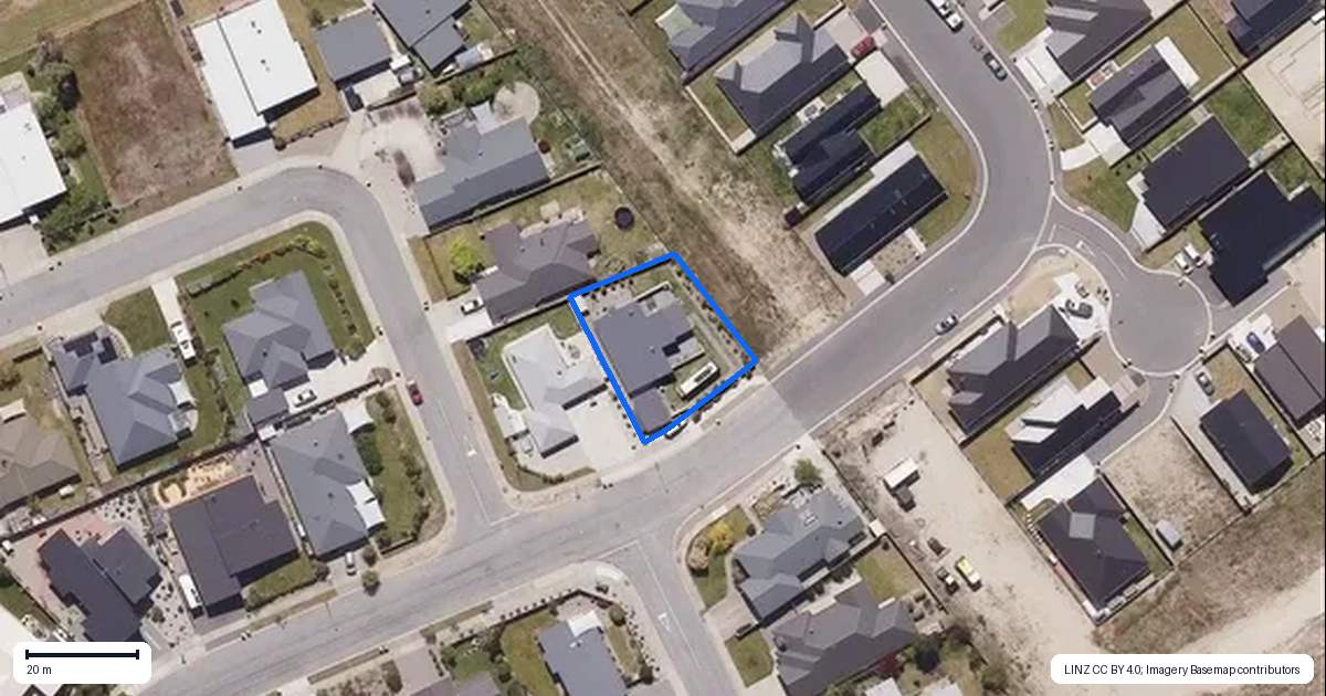 Property context map for 36 Henderson Drive, Alexandra