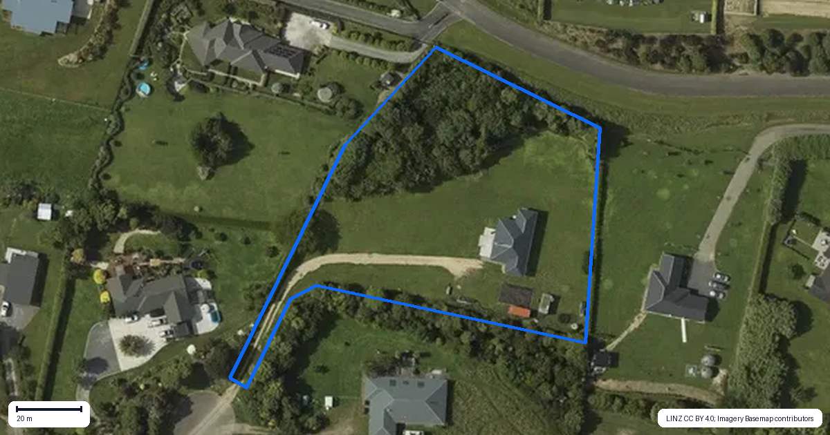 Property context map for 12 Faydon Close, Ohau