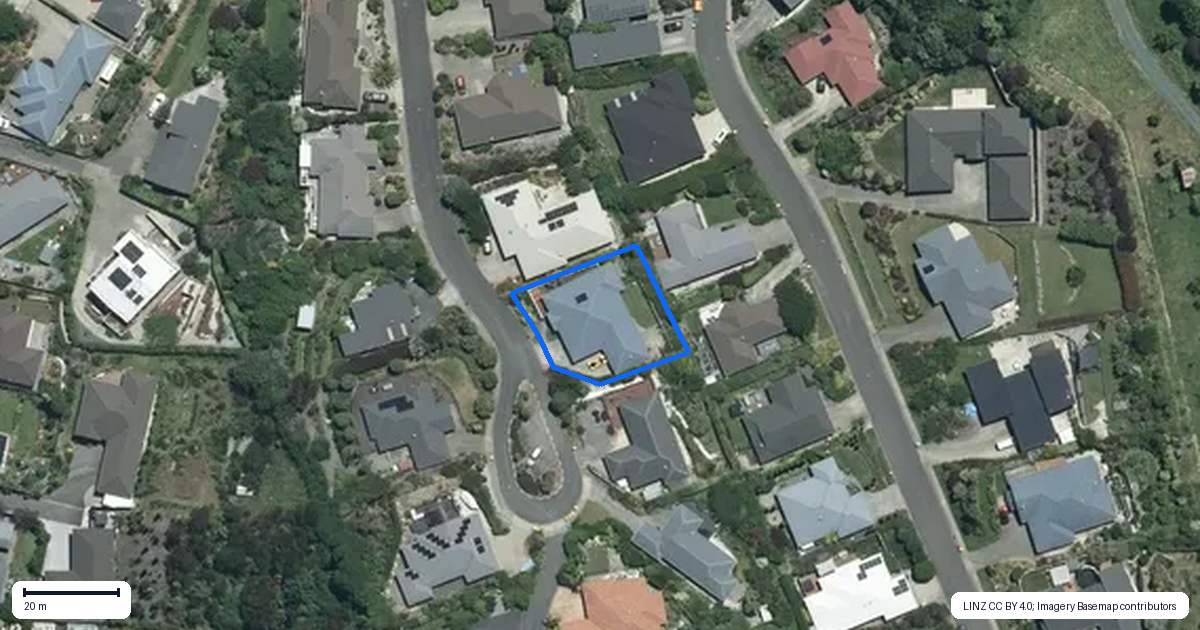 Property context map for 9 Springlea Heights, Atawhai, Nelson