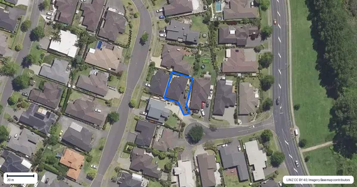 Property context map for 10 Windover Rise, Bethlehem, Tauranga
