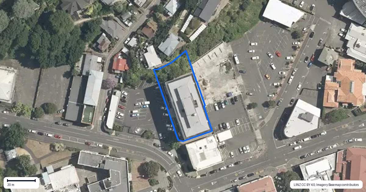 Property context map for 61/3 Shakespeare Road, Napier South, Napier