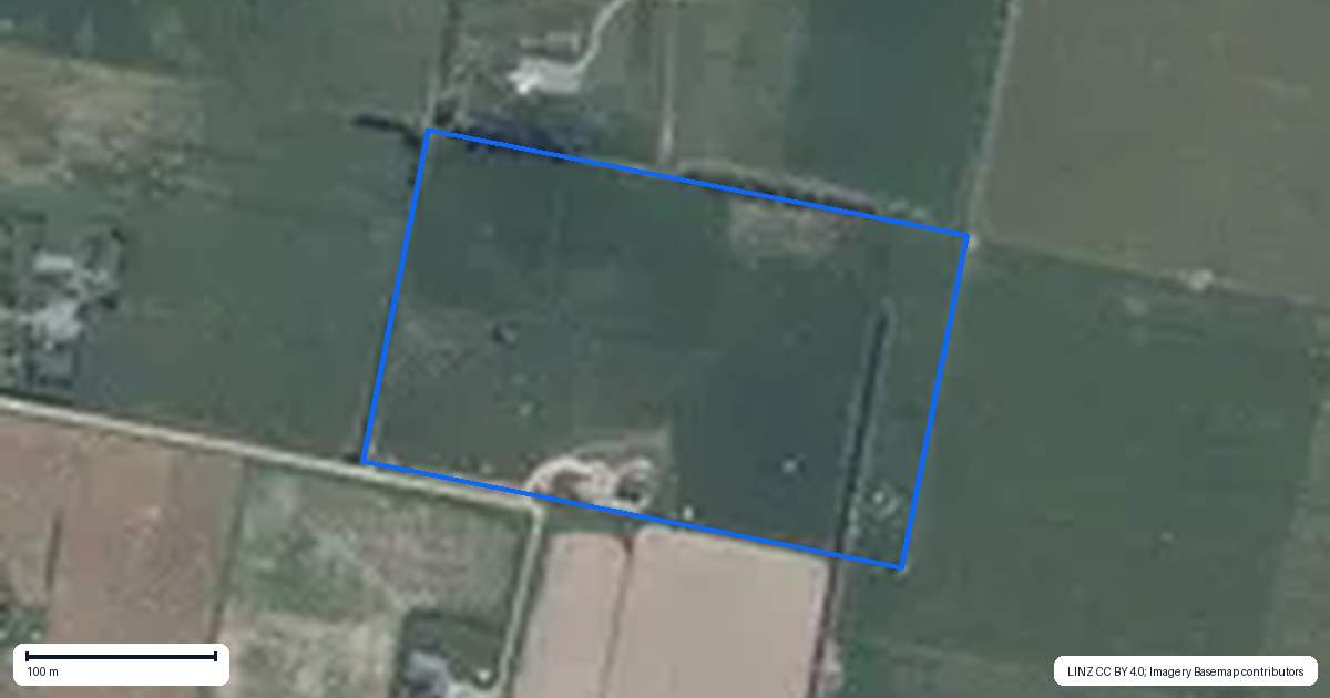 Property context map for 270 Stokes Road, Balcairn, Amberley