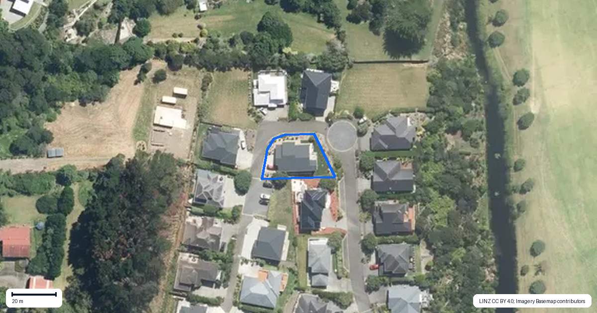 Property context map for 38 Bella Vista Drive, Gulf Harbour, Whangaparaoa