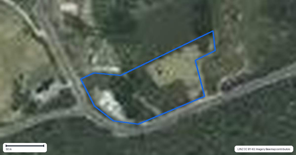 Property context map for 102 West Road, Kaukapakapa