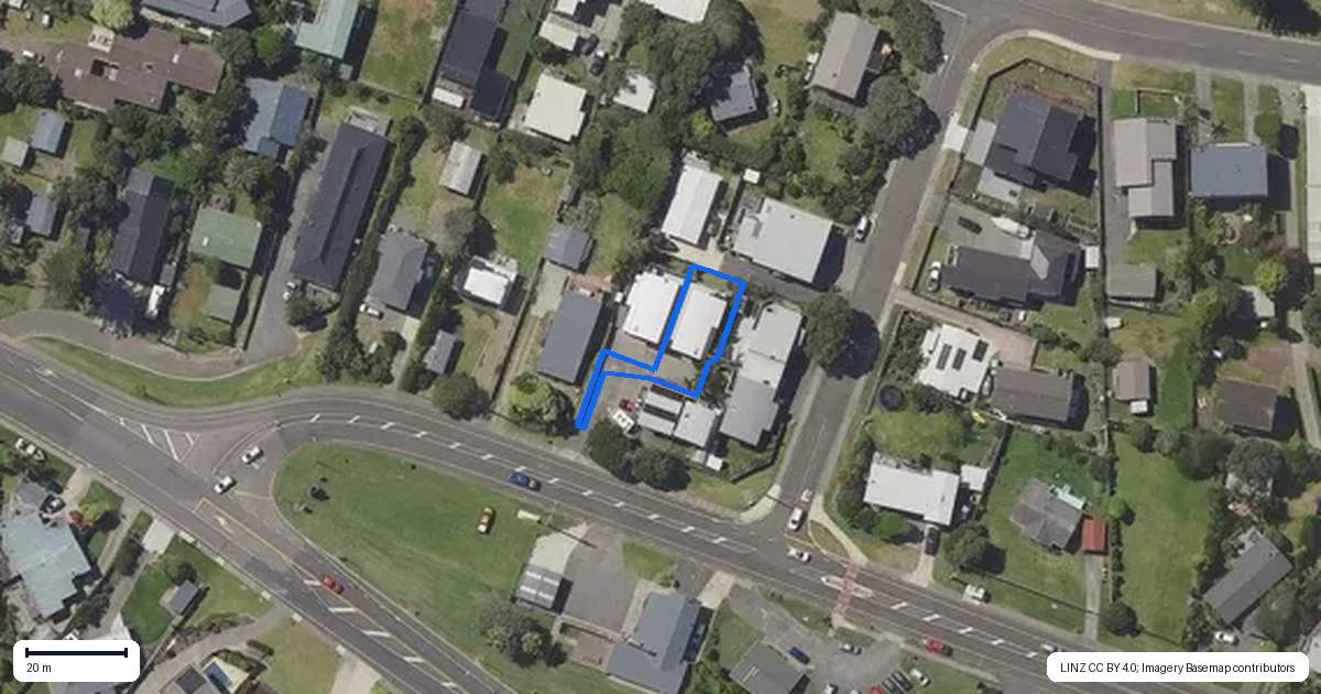 Property context map for 15B Harbour Road, Ohope