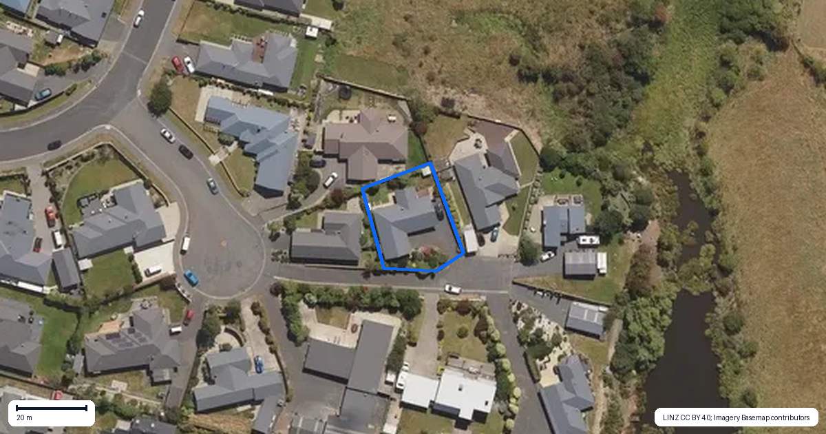 Property context map for 34B Holyport Close, Fairfield, Dunedin