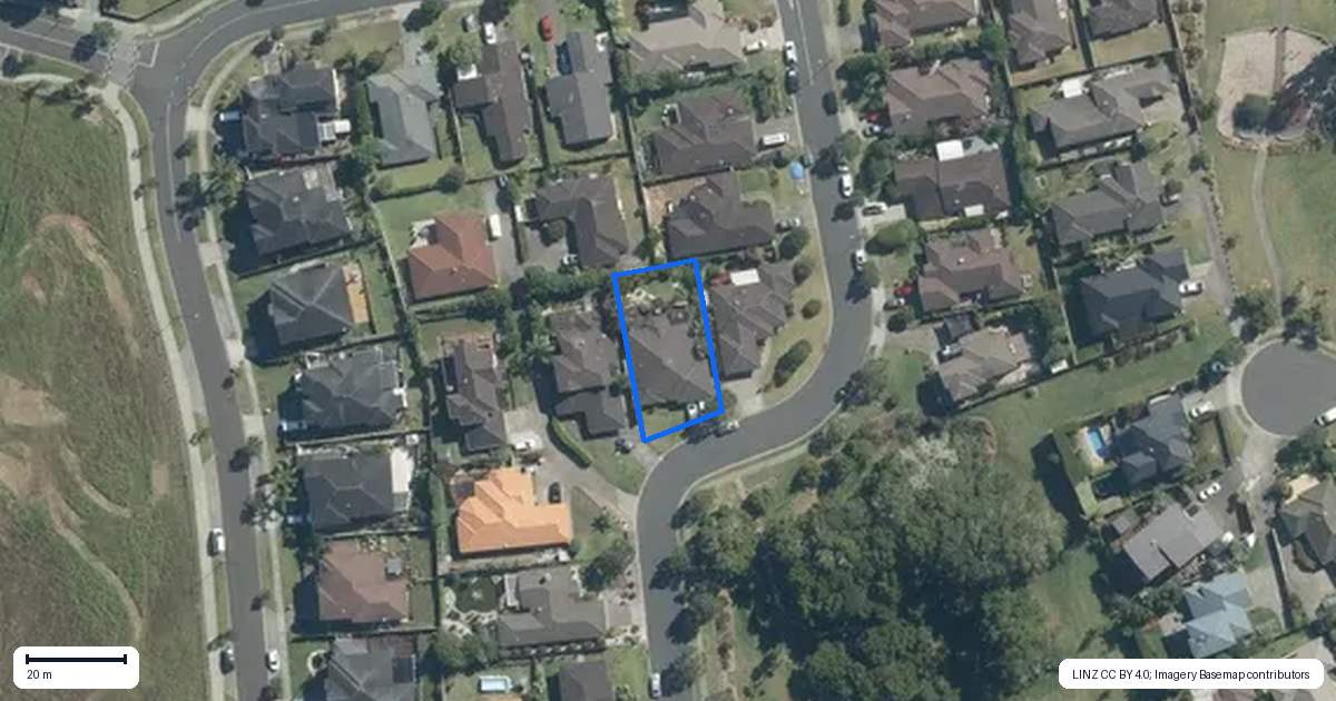 Property context map for 10 Anchorite Way, Red Beach, Whangaparaoa