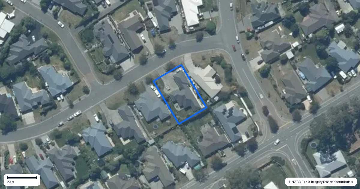 Property context map for 3 Donatello Drive, Rolleston