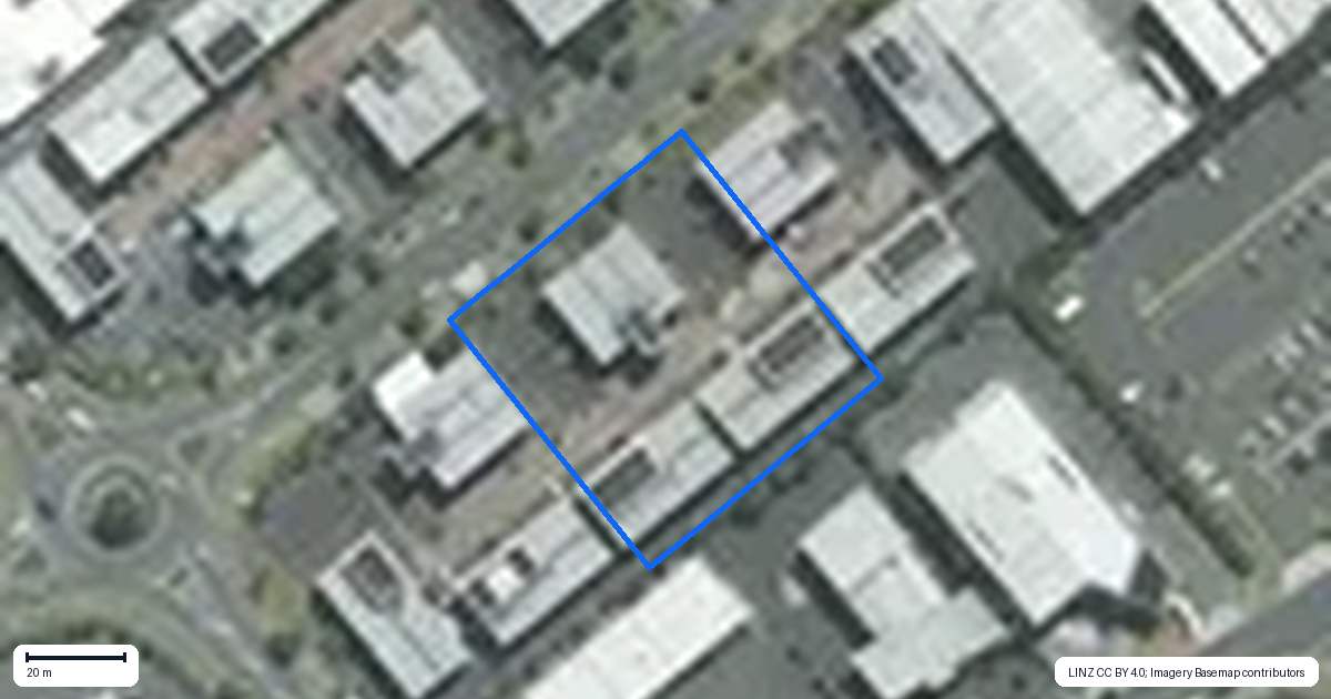 Property context map for A1/59 Apollo Drive, Rosedale, Auckland