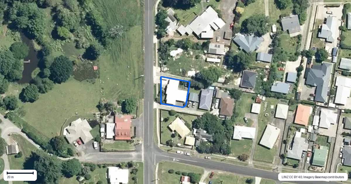 Property context map for 7 Waitete Road, Waihi